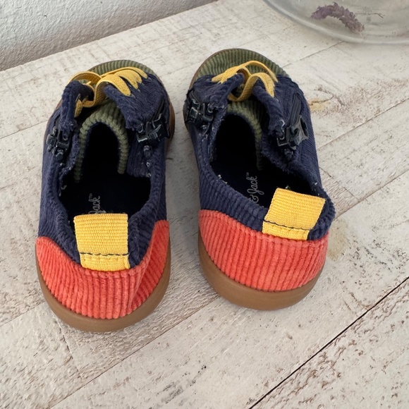 Cat & Jack Colorblock Corduroy Sneakers - Size 8 Toddler - Picture 5 of 5